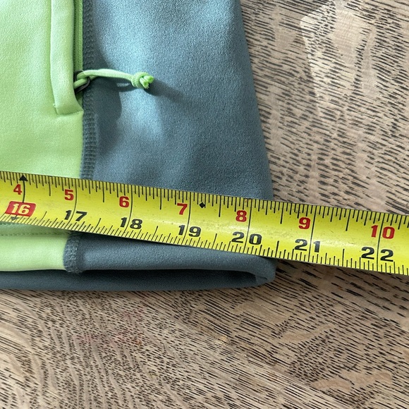 The North Face Momentum Fleece Jacket medium Olive Green Citrine Magenta logo - Picture 8 of 16